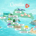 Croatia map