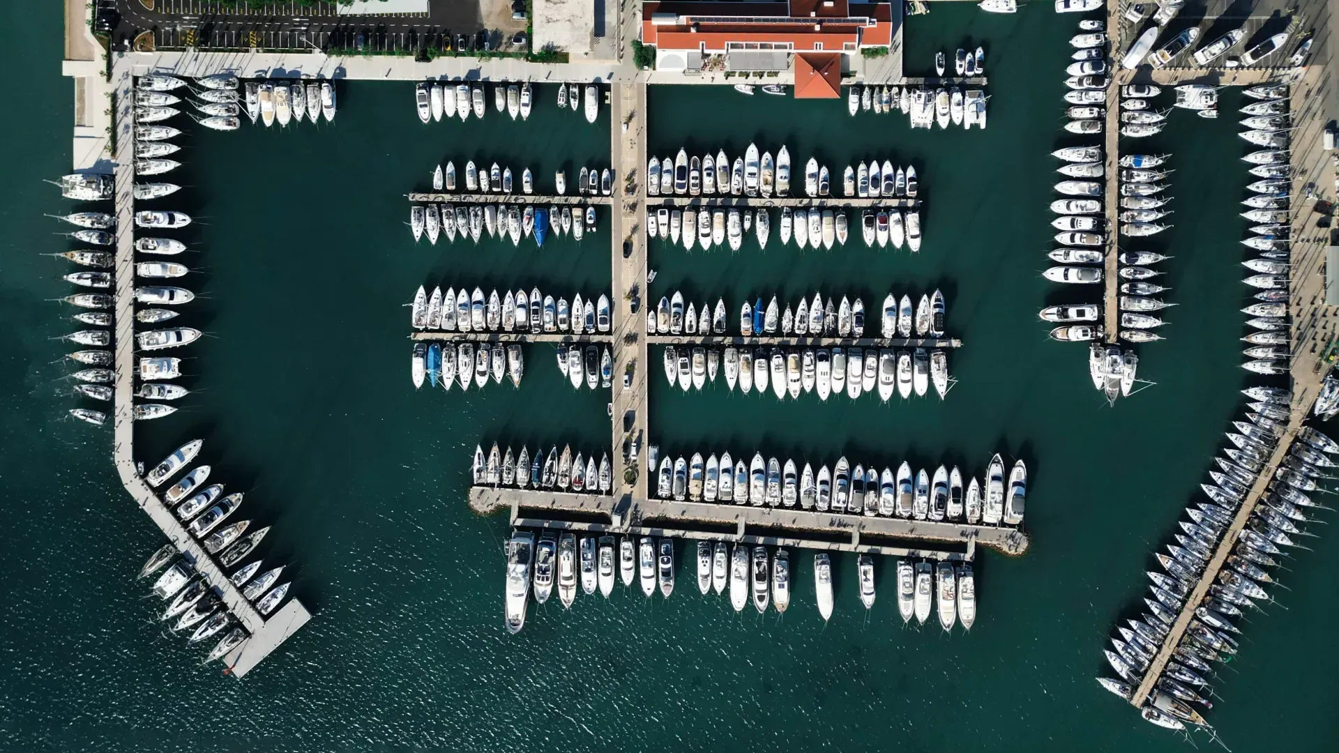 Marina Hramina on Murter island  in a sheltered bay