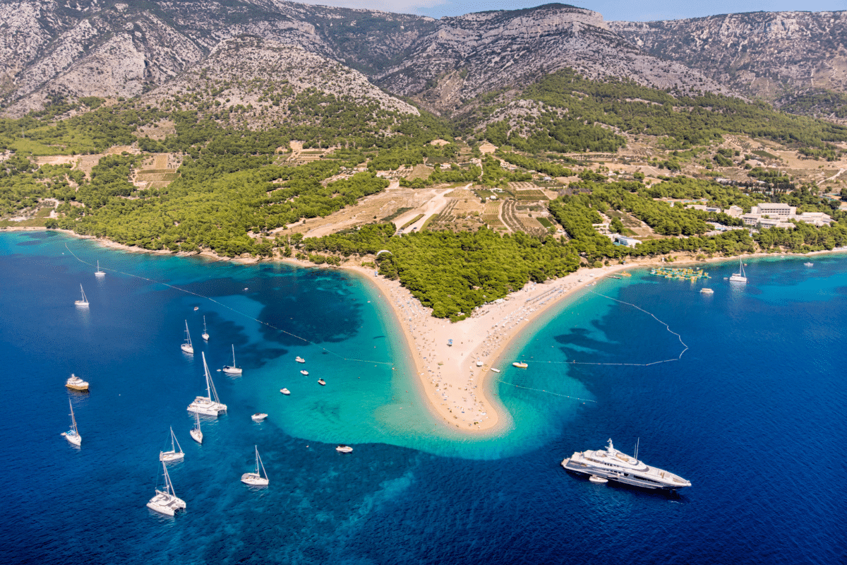 Zlatni Rat Brac Bol Split Sailing Area