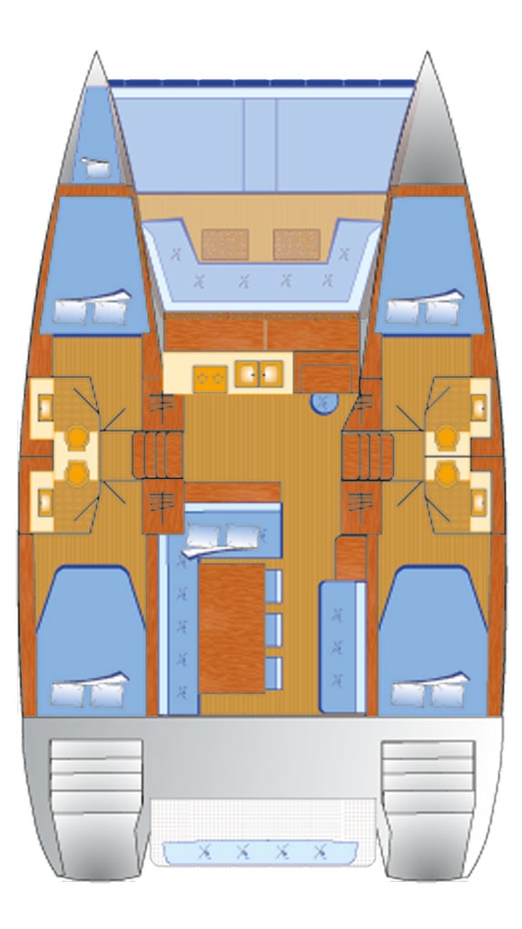 Spacious layout of Jax's interior, featuring elegant furnishings and inviting living areas.