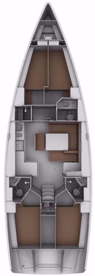 Sophisticated interior layout of Julia III featuring modern furnishings and ample natural light.