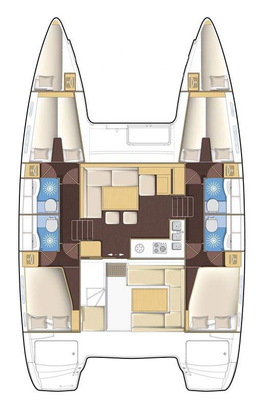 Elegant layout of Yolamare's interior, showcasing spacious living areas and luxurious finishes.