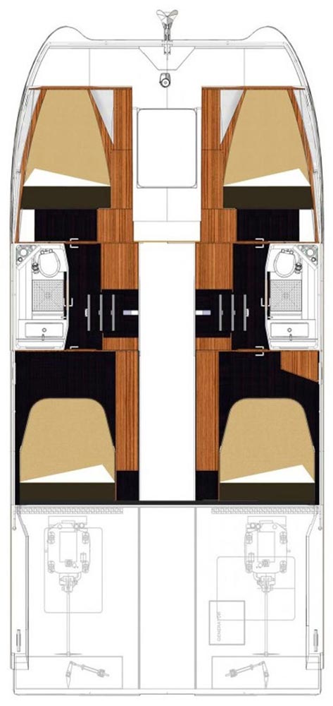 Luxurious interior layout of Marketka featuring elegant materials and spacious design.