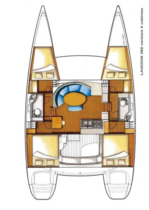 Spacious layout of ThunderCat's interior, featuring elegant furnishings and natural light.