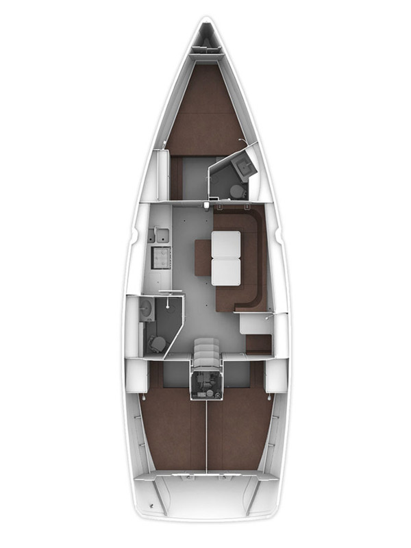 Luxurious interior layout of Stella, featuring elegant furnishings and spacious living areas.