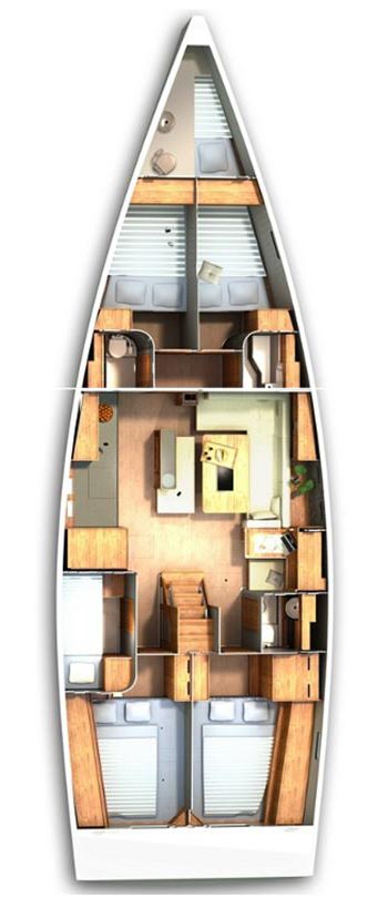 Spacious interior layout of Skyline featuring modern furnishings and natural light.