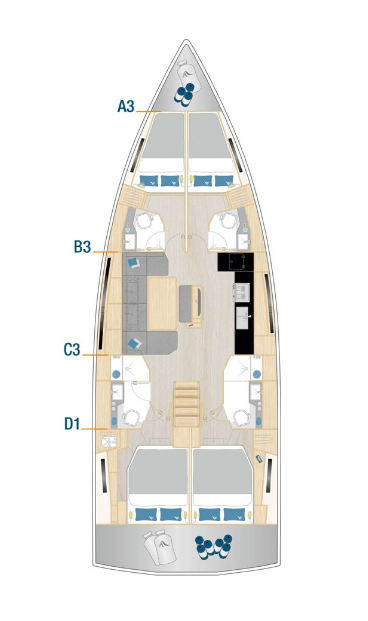 Spacious interior layout of Shadow of the Wind featuring modern design and elegant finishes.