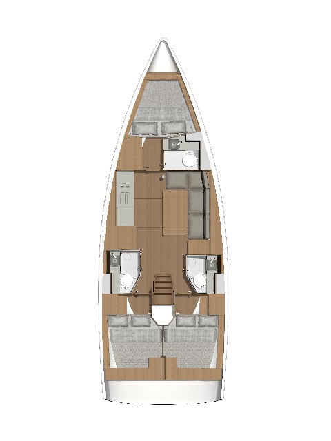 Spacious layout of Maestro's interior, showcasing elegant materials and refined design elements.