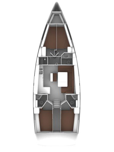 Spacious interior layout of Spring Dolphin featuring modern design and elegant materials.
