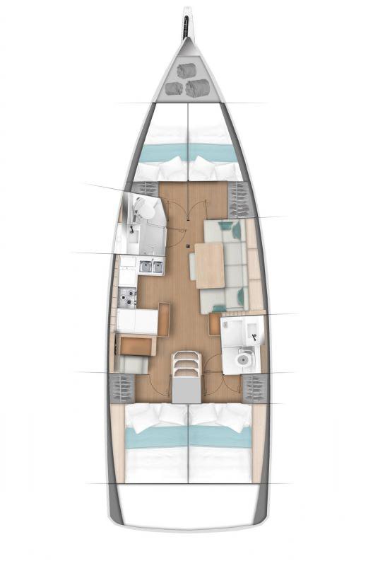Spacious interior layout of Deep Water featuring elegant furnishings and natural light.