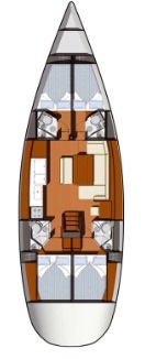 Luxurious interior layout of San Rioja featuring elegant materials and spacious living areas.
