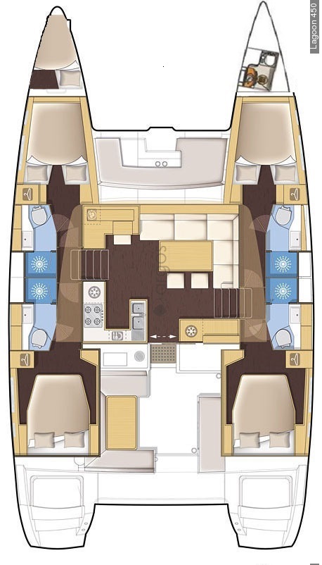 Luxurious interior layout of Madicon featuring elegant furnishings and spacious living areas.