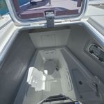 Spacious storage compartment on Kayian, featuring sleek lines and practical design.