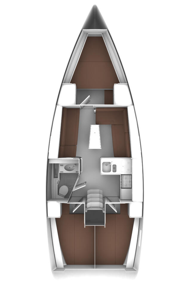 Elegant interior layout of Sayra featuring modern finishes and spacious design.