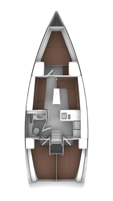 Spacious interior layout of Dori featuring modern furnishings and elegant design elements.