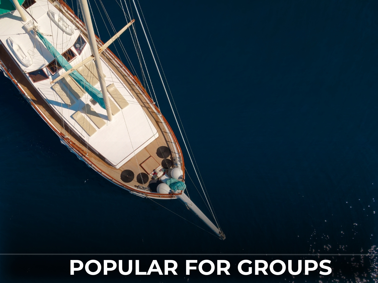 Stunning aerial view of Agora showcasing its elegant deck and spacious layout.