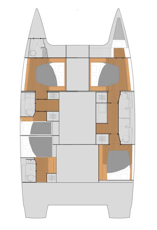 Spacious layout of Prinz Eugen, showcasing elegant materials and inviting living areas.
