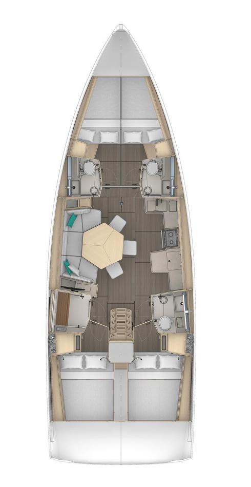 Spacious interior layout of Capybara featuring elegant furnishings and natural light.