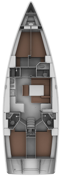 Spacious interior layout of Enya featuring modern furnishings and well-defined living areas.