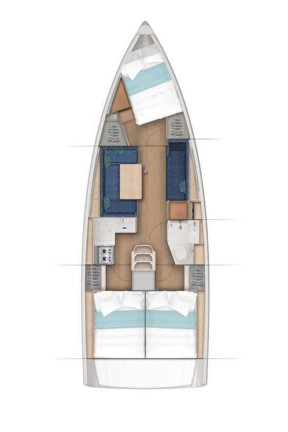 Spacious interior layout of Ancsika featuring modern furnishings and elegant design elements.