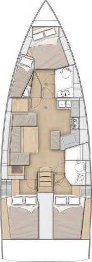Spacious interior layout of Rosalba, featuring modern kitchen and comfortable living areas.
