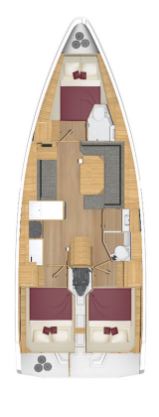 Sophisticated interior layout of Olivia featuring elegant materials and spacious living areas.