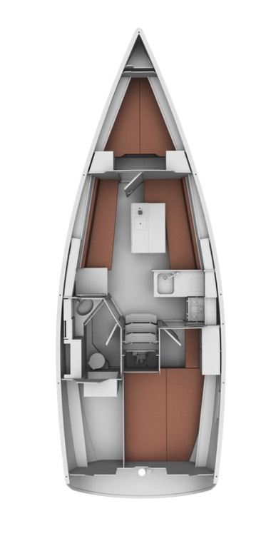 Elegant layout of Star Chiara's interior, showcasing spacious living areas and modern amenities.
