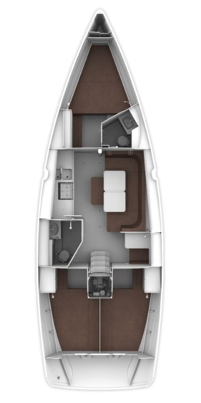 Spacious interior layout of SWEDEN, featuring modern furnishings and elegant design elements.