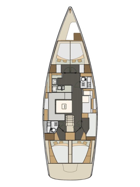 Elegant layout of Biondi's interior, showcasing spacious living areas and modern design.