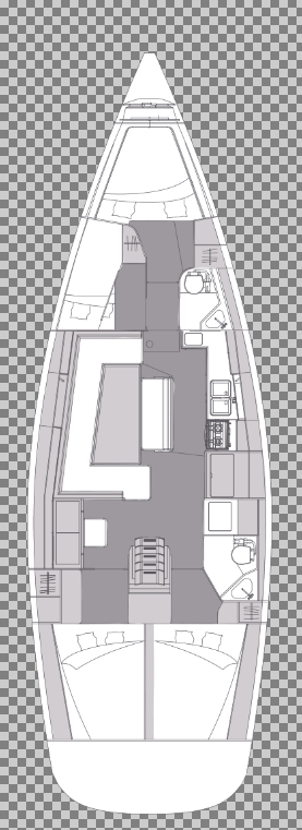 Sophisticated layout of Jola's interior, showcasing spacious living areas and modern amenities.